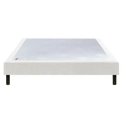 Sommier Confort Médium Nature Chenillé Lin 2x80x200