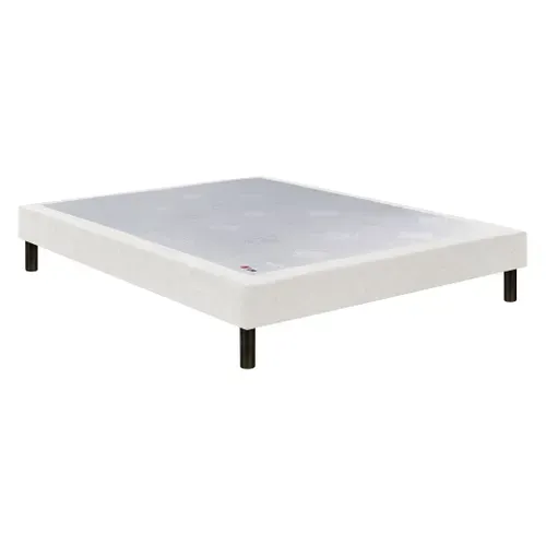 Sommier Confort Médium Nature Chenillé Lin 2x80x200