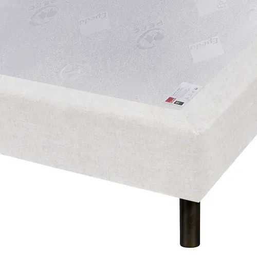 Sommier Confort Médium Nature Chenillé Lin 2x80x200
