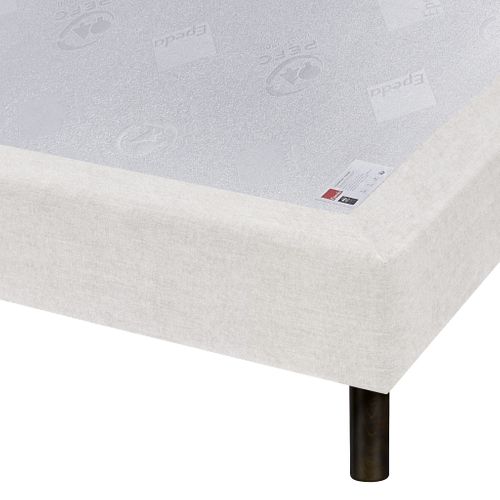 Sommier Confort Médium Nature Chenillé Lin 2x90x200