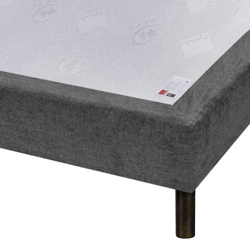 Sommier Confort Médium Nature Chenillé Gris 150x190
