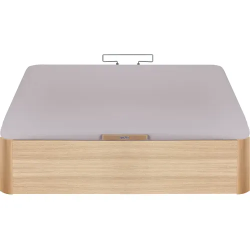 Sommier coffre 140x190 cm BULTEX INGENIEUX chêne vue de face