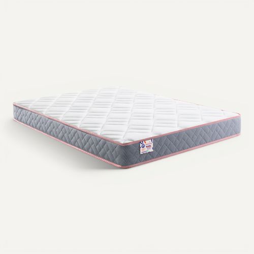 Matelas ressorts 140x190 cm avec mémoire de forme GRASS MAT ép.24 cm vue 3/4