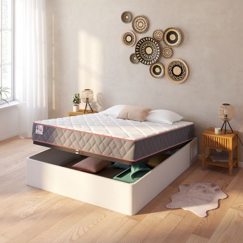 Matelas ressorts 160x200 cm avec mémoire de forme GRASS MAT ép.24 cm