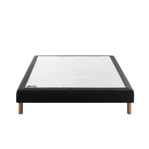 Sommier gris 140x190 cm BULTEX MOELLEUX vue de face