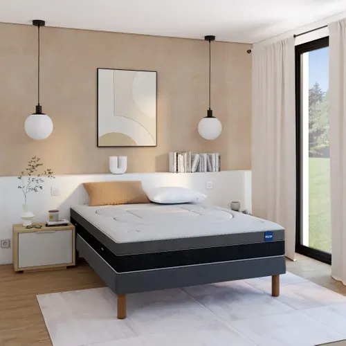 Matelas hybride 140x190 cm avec mémoire de forme ASTRION ép.26 cm