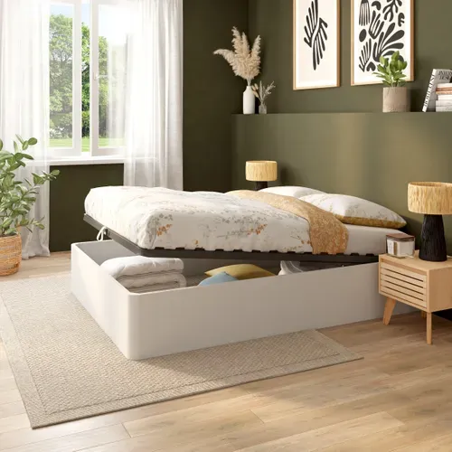 Sommier coffre 140x190 cm MERINOS ROUPILLON vue d'ambiance 1