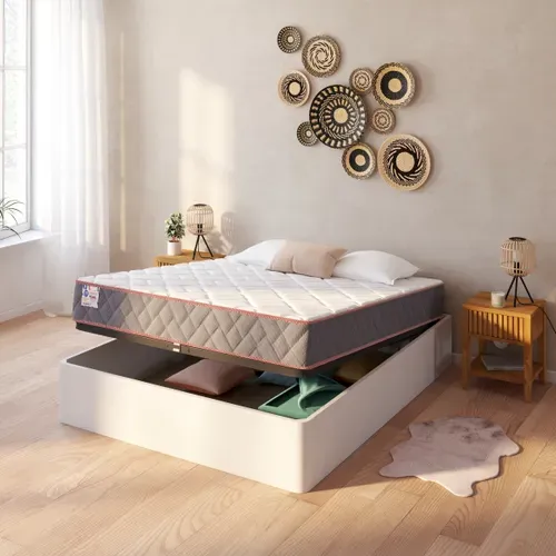 Sommier coffre 160x200 cm MERINOS ROUPILLON vue d'ambiance 1