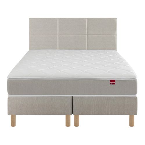 Lit complet 200x200 cm EPEDA BELLISSIME vue de face