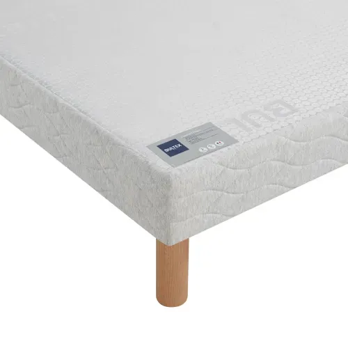 Sommier Tapissier à Lattes Recouvertes 14 Cm Power 2x90x200