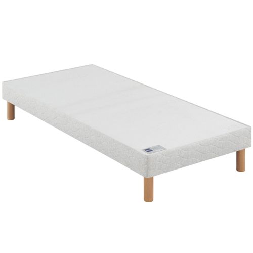 Sommier Tapissier à Lattes Recouvertes 14 Cm Power 2x90x200
