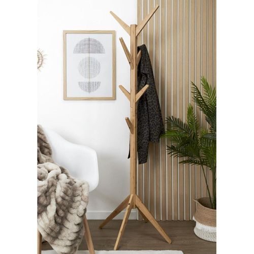 Portemanteau "arbre" Sur Pieds Naturel - Pakita