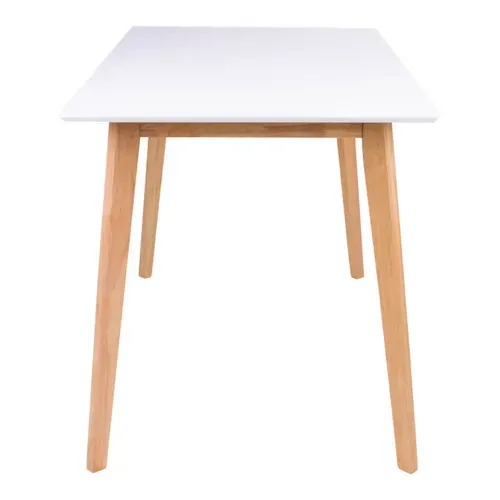 Table Repas 120x70cm Naturelle Et Blanche - Gram