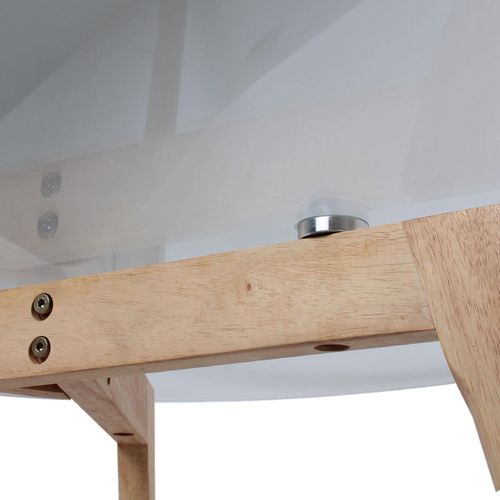 Verane - Table Basse Ronde Plateau Verre