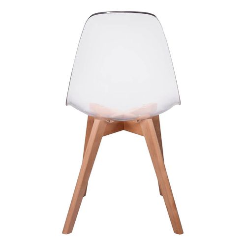 Lot De 6 Chaises Transparentes - Okoa