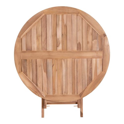 Table Jardin Ronde D.100cm Teck Naturel - Destin