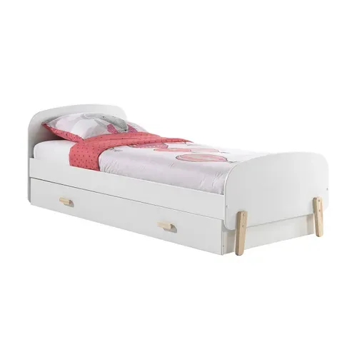 Lit Gigogne 90x200cm Avec Tiroir De Lit - Bodhi White