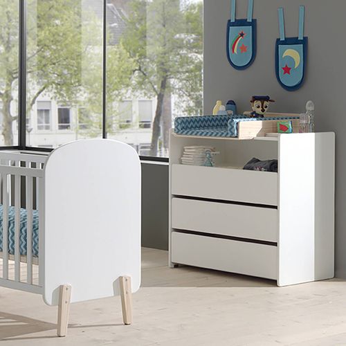 Pack Commode + Table à Langer - Bodhi White