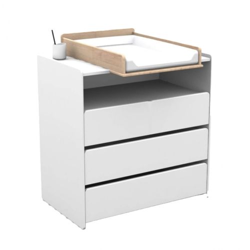 Pack Commode + Table à Langer - Bodhi White