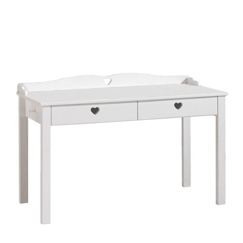 Lit 90x200cm + Chevet + Armoire 2 Portes + Bureau - Milady
