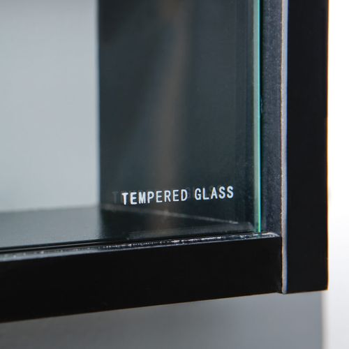 Vitrine Murale 5 Compartiments Noire Et Blanche - Collect Netb