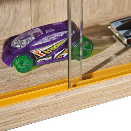 Vitrine Murale 5 Compartiments Aspect Chêne - Collect Chene