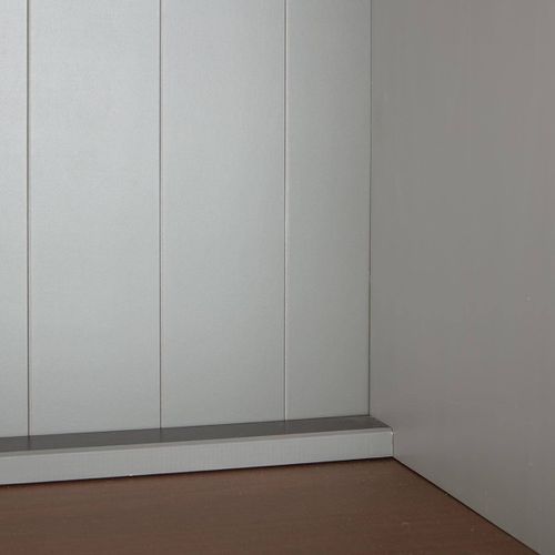 Melina - Buffet Vaisselier 5 Portes 3 Tiroirs Coloris Gris