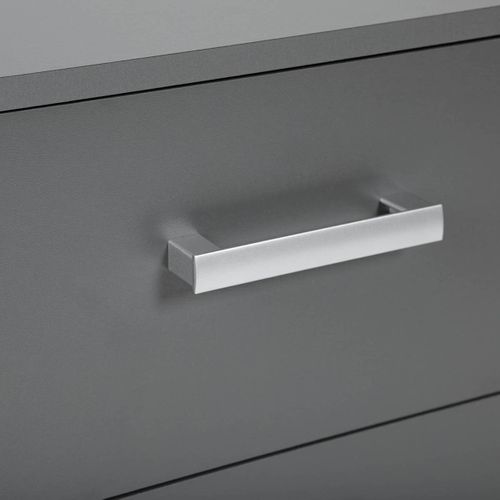 Zeine - Chevet 2 Tiroirs Coloris Gris Graphite
