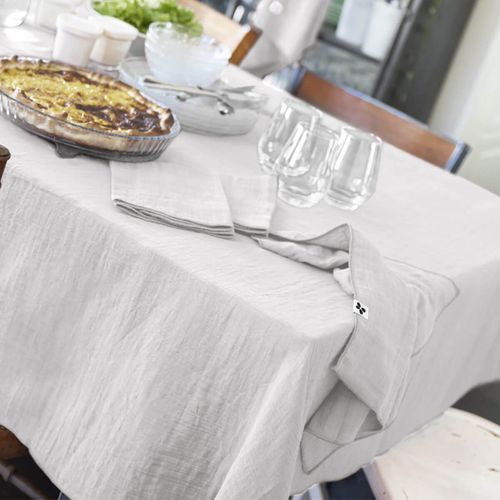 Lot De 3 Serviettes 40x40cm Gaze De Coton Nuage - Ourea