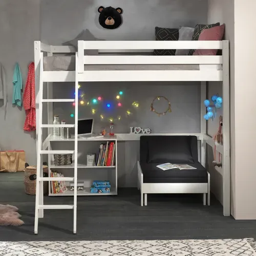 étagère Blanche Compatible Lits Mezzanine Ou Mi-haut - Sleepy