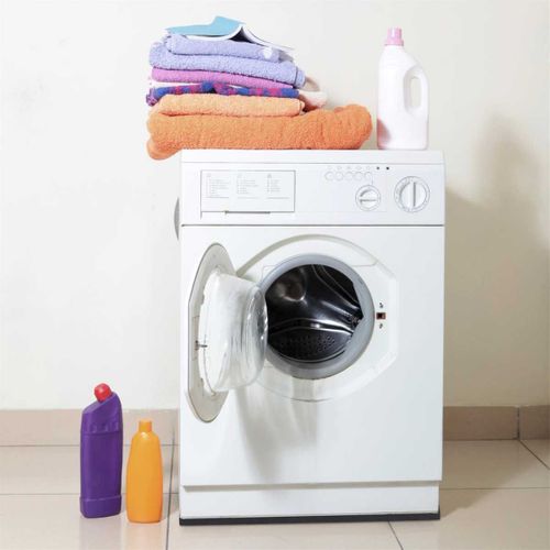 Tapis Anti-vibration Carré 60x60cm Noir En Plastique - Baxia