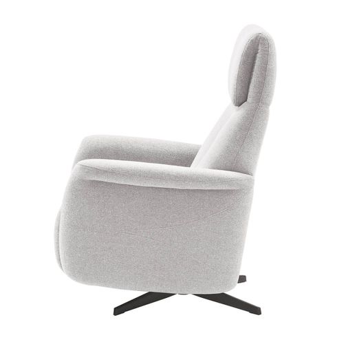 Fauteuil Relax Electrique Tissu Gris Perle - Gandia