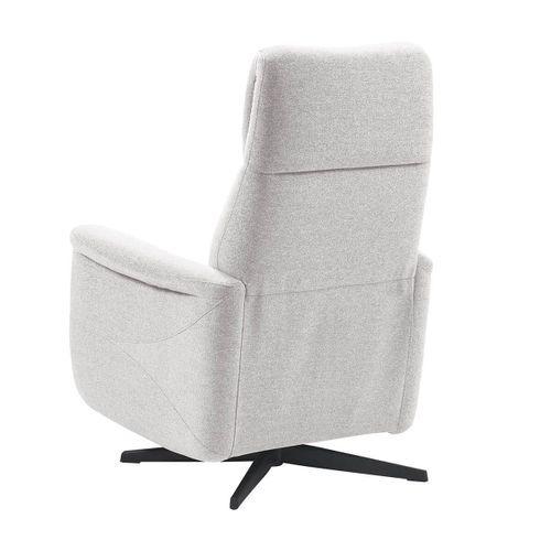 Fauteuil Relax Electrique Tissu Gris Perle - Gandia