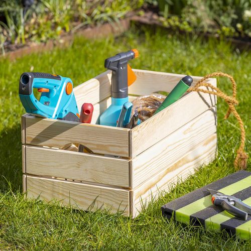 Cajita - Caisse De Rangement En Bois Naturel Non Traité 51cm