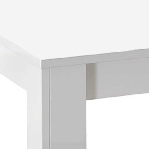 Table Repas 180cm Blanc Laqué Brillant - Weiss