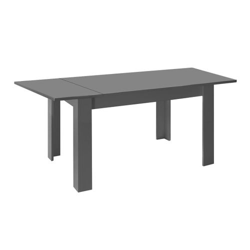 Ensemble Séjour Finition Gris Carbone Laqué Avec Sérigraphies Et Miroirs - Oriana