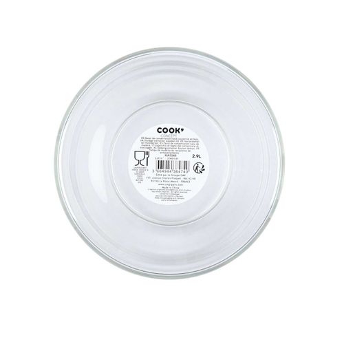 Bocal De Conservation 2,9l En Verre Couvercle Bois - Bosq