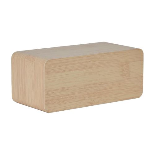 Réveil 2-en-1 Chargeur à Induction Effet Bois Clair - Leego