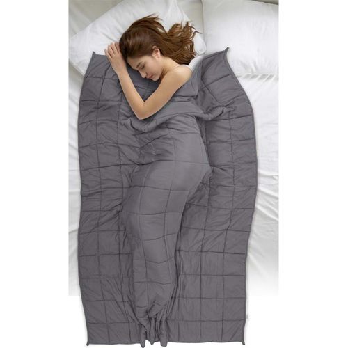 Couverture Pondérée 7kg Anti-stress Sommeil Optimal Gris Anthracite - Dreams