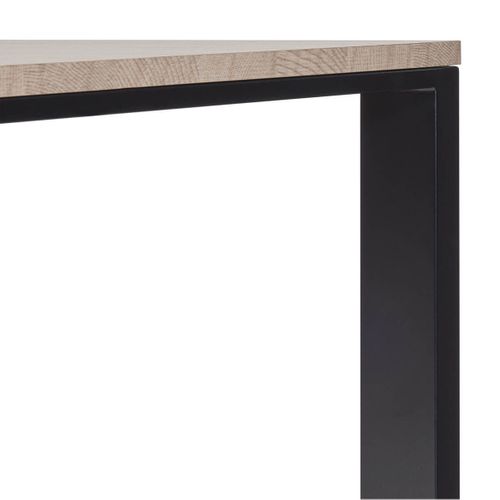 Ensemble Séjour Table Repas 170cm + Buffet Aspect Bois Finition Urban Oak - Bonnie