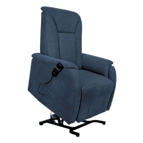 Fauteuil Relax Releveur Tissu Polyester Traité Hydrophobe Bleu - Narvik