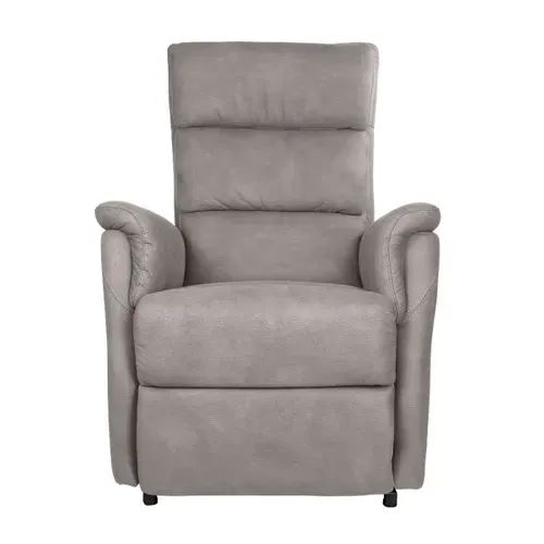 Fauteuil Relax Releveur Tissu Polyester Imitation Cuir Beige - Millor