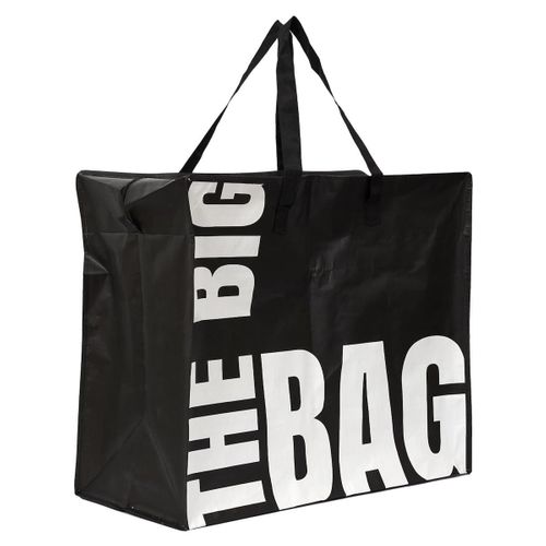 Sac XXL Noir Multiusages Avec Message En Polypropylène (60 X 50 Cm) - Totemax