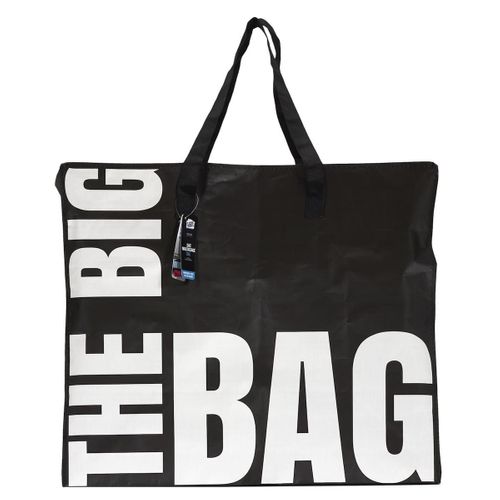 Sac XXL Noir Multiusages Avec Message En Polypropylène (60 X 50 Cm) - Totemax