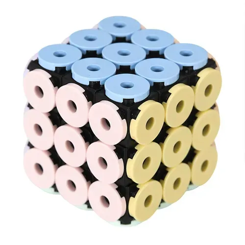 Cube Magique En Plastique Aux Couleurs Pastel -