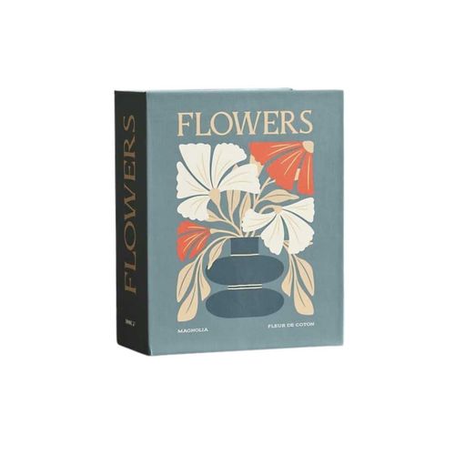 Coffret Avec 1 Bougie Parfumée Magnolia Et 1 Diffuseur Fleur De Coton