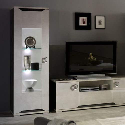 Vitrine 1 Porte (gauche Ou Droite) Avec LED - Brise