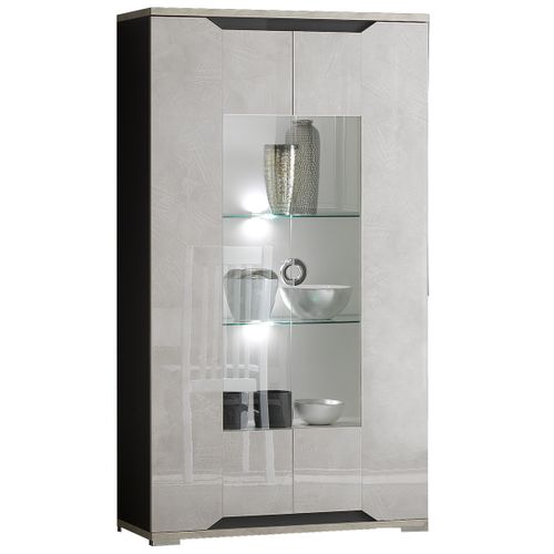 Vitrine 2 Portes Avec LED - Brise