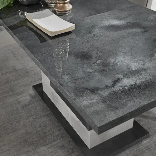 Ensemble Vitrine 2p + Table De Repas à Pied Central - Hoffman