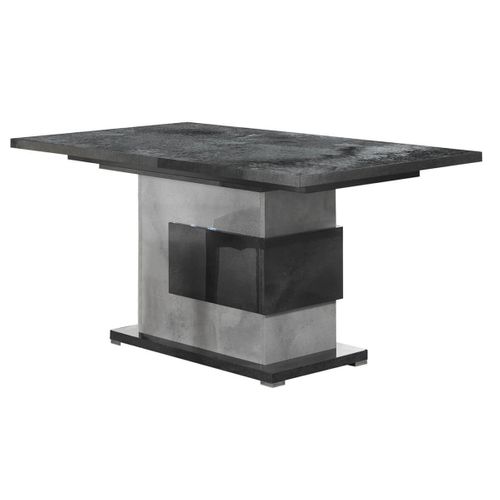 Hoffman - Ensemble Séjour Avec Table De Repas À Pied Central
